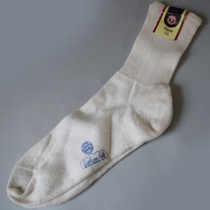 White Athletic Vintage 50s Mens Socks by Bear Brand NOS