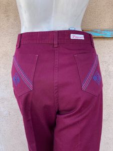 1980s Pizzazz Trouser Pants W30 Inseam 32.25