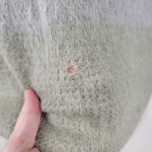 Vintage 1960s Campus Distressed Wool Mohair Sweater - Fashionconstellate.com
