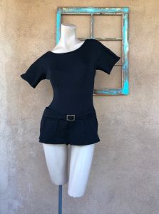 1960s Black Swimsuit Bathing Suit Cole of California Sz S M to Sz 8 - Fashionconstellate.com