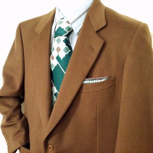 Vintage 1989 Ermenegildo Zegna Pure Cashmere Blazer 2-Button Sport Coat Men-46R Brown - Fashionconstellate.com