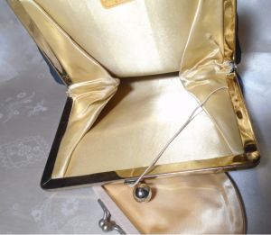 Formal Black Satin Shoulder Purse to Evening Handbag Is Regencycore Retro 50s - Fashionconstellate.com