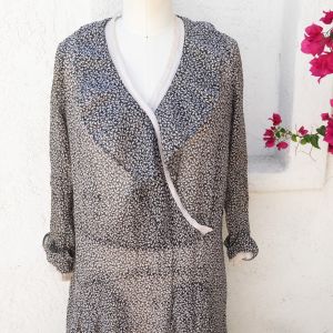 1930s Semi Sheer Day Dress - Fashionconstellate.com