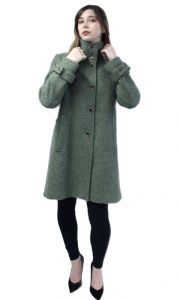 VTG Pendleton Wool/Mohair Coat Green Womens SZ 14  Plaid Lining - Fashionconstellate.com