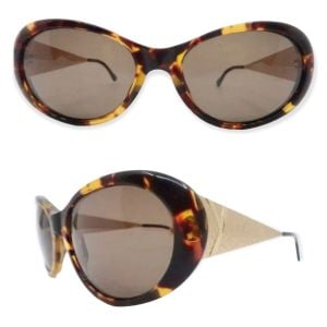 90’s YSL Tortoiseshell & Gold Sunglasses, Made in Italy  - Fashionconstellate.com
