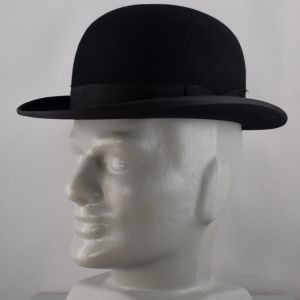 Black Stetson Special Vintage Teens to 20s Bowler Hat Coke Style - Fashionconstellate.com