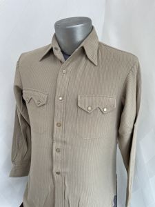 1960s/70s California Ranchwear Flannel Western Shirt - Fashionconstellate.com