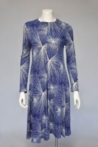 1970s Diane Von Furstenberg Fireworks dress XS-M