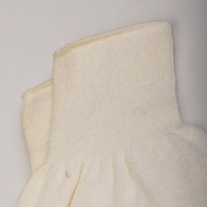 Size 13 1950s Mens Deadstock White Socks 100% Cotton 3 Pair Work Wear - Fashionconstellate.com