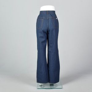 XL 1970s Deadstock Jeans Dark Wash Denim - Fashionconstellate.com