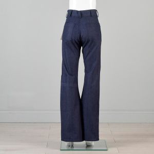 Small 1970s Seafarer Jeans Cotton Deadstock Denim - Fashionconstellate.com