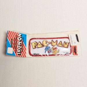 1980s Iron On Patch Pac-Man  - Fashionconstellate.com