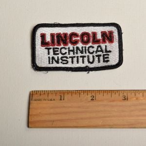 1980s Lincoln Technical Institute Sew On Patch Tech Career School - Fashionconstellate.com
