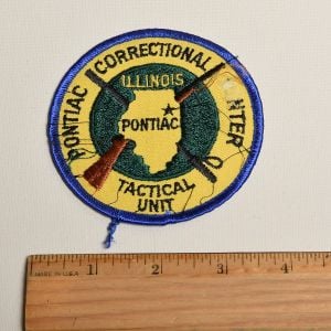 1970s Correctional Patch Tactical Unit Illinois Applique - Fashionconstellate.com