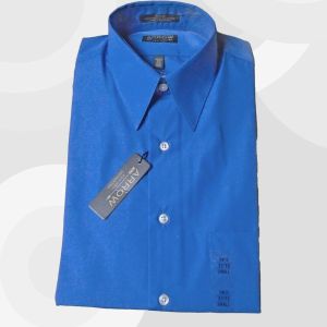 90s True Blue Dress Shirt Deadstock Size 14.5, Long Sleeve, Men's Small or for Teen Boy