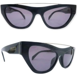 Emilio Pucci Black Sunglasses, MOD EP111, Made in Italy, Unisex - Fashionconstellate.com