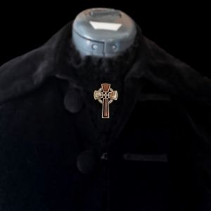 Vintage Miracle Celtic Cross Brooch Pendant - Fashionconstellate.com