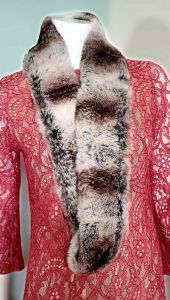 1960s CHINCHIILLA Scarf/Collar/FUR Piece - Fashionconstellate.com