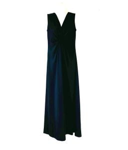 70s Elegant Black Evening Dress