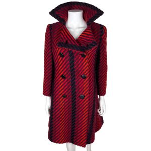 Vintage 1960s Cojana Coat Liberty of London Wool Ladies Size M
