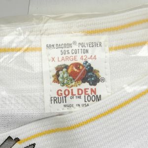 XL 1970s Fruit of the Loom Deadstock Underwear Golden Boxer Briefs  - Fashionconstellate.com