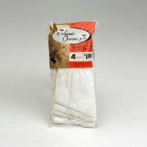 1950s Kids Socks 4 Pair in Package White Cotton Comfort Socks Johnnie Owens Jr Atomic Space Age - Fashionconstellate.com