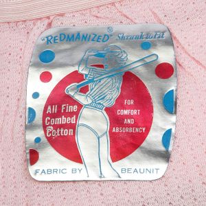 1960s Semi Sheer Panties NOS Pink Cotton Mesh Underwear Shrunk to Fit Lingerie - Fashionconstellate.com