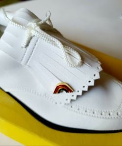 1980s RAWLINGS Ladies Golf Shoes - 7 1/2N  DEADSTOCK - Fashionconstellate.com