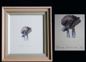 Antique Hats Picture Trio - Set of 3 Framed Prints - Victorian Pink Bonnets & Millinery - 1990s Home - Fashionconstellate.com