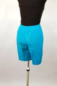 1960s shorts Bermuda shorts turquoise blue Bill Atkinson 60s sportswear Size S - Fashionconstellate.com