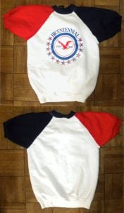 Vintage 70s Bicentennial 1976 Sweatshirt | Short Sleeve Pullover T Shirt | Fits XS/S - Fashionconstellate.com