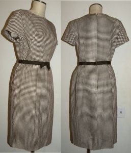 50s 60s Chic Tailored Vintage Mid Century Sleeveless Dress & Matching Frock Coat |Frederick & Nelson - Fashionconstellate.com