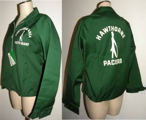 80s Windbreaker Golf Jacket | Marching Band Sportsmaster | Cool Graphics | 44'' Chest
