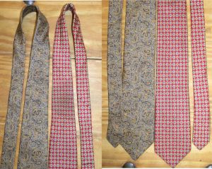 Lot of 2 Vintage Liberty of London Neckties | Paisley Liberty Print - Fashionconstellate.com