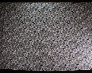 40s Floral Nylon Fabric - 3 1/2 Yards x 45 Inches - 1940s Sheer Seersucker with Starburst Snowflake  - Fashionconstellate.com