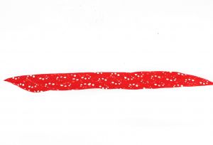 50s Polka Dot Scarf - Red & White Chiffon Hair Band - 1950s 1960s Pin-Up Girl Summer Headband  - Fashionconstellate.com