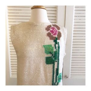 Fab Vintage Sequined Top! Perfect condition! - S/M - Fashionconstellate.com