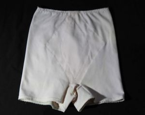 1970s Panty Girdle - Pale Pink Satin Spandex Vintage Foundation Support Wear Shapewear Shiny Panties