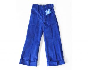 Girl's Size 6 Pants - Hippie Corduroy 60s 70s Child's Pant - Spring Fall Bell Bottoms 