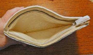 Vintage Beaded Evening Bag, Bridal Purse, Clutch, Beaded Bag, Made in Japan - Fashionconstellate.com