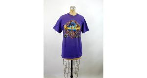 1990s Harley Davidson Dealers Myrtle Beach Bike Rally purple tee shirt T shirt