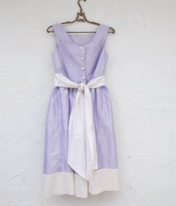 Lavender Silk Dress, Flower Girl Dress, Girls Summer Dress, Lavender Wedding, Recital Dress - Fashionconstellate.com