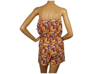 Vintage 1980s Rompers Shorts Strapless - Fashionconstellate.com