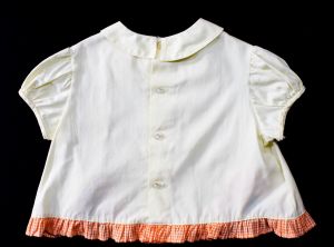1950s Baby's Summer Dress - Chicken Novelty Gingham 50s 60s Infant's Frock - Size 18 Months Girl  - Fashionconstellate.com