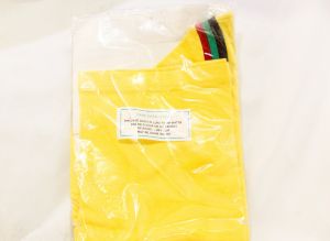 1970s Boys T Shirt - Classic Retro Yellow Size 12 Striped Tee - Boy's Cotton Summer Short Sleeve - Fashionconstellate.com