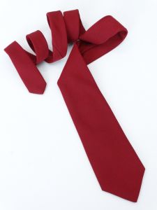 1960s Mens Red Peek A Boo Necktie Naughty Nude Pinup Suit Tie