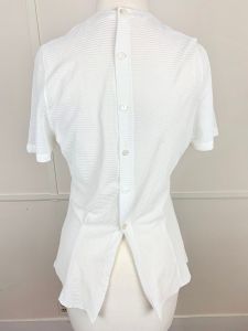 Vintage 1940's Pleated Nylon Top | Bust 36 | Waist 27 | Sold As Is - Fashionconstellate.com