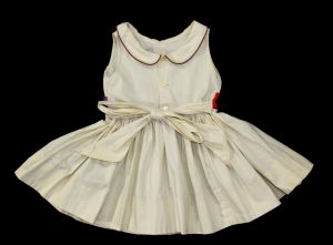 Girl's 2T 3T 1950s Dress - Modern Art Color Block Cotton - Toddler Childs Size 2 Sleeveless 50s - Fashionconstellate.com