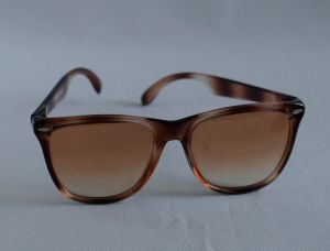 1980s Vintage Sunglasses, Oversized Non-Prescription Faux Tortoise, Made in France - Fashionconstellate.com