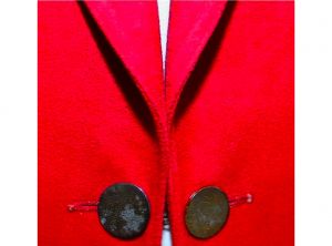 Size 10 Red Suit - 495 Dollar Original Tag - Sophisticated 1970s Faux Suede Jacket & Skirt  - Fashionconstellate.com